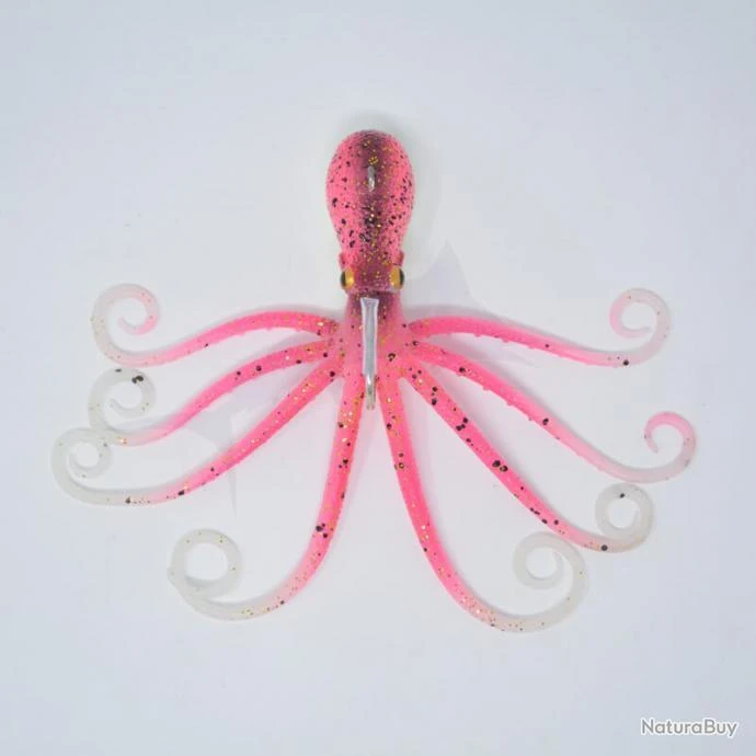 Savage Gear 3D Octopus 70g UV Pink Glow 1 Savage Gear 3D Octopus 70g UV Pink Glow