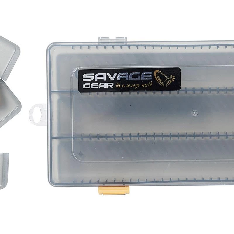 BOITE À ACCESSOIRES SAVAGE GEAR - PLASTIQUE FUMÉ - PAR 2 2 BOITE À ACCESSOIRES SAVAGE GEAR - PLASTIQUE FUMÉ - PAR 2 – Image 2