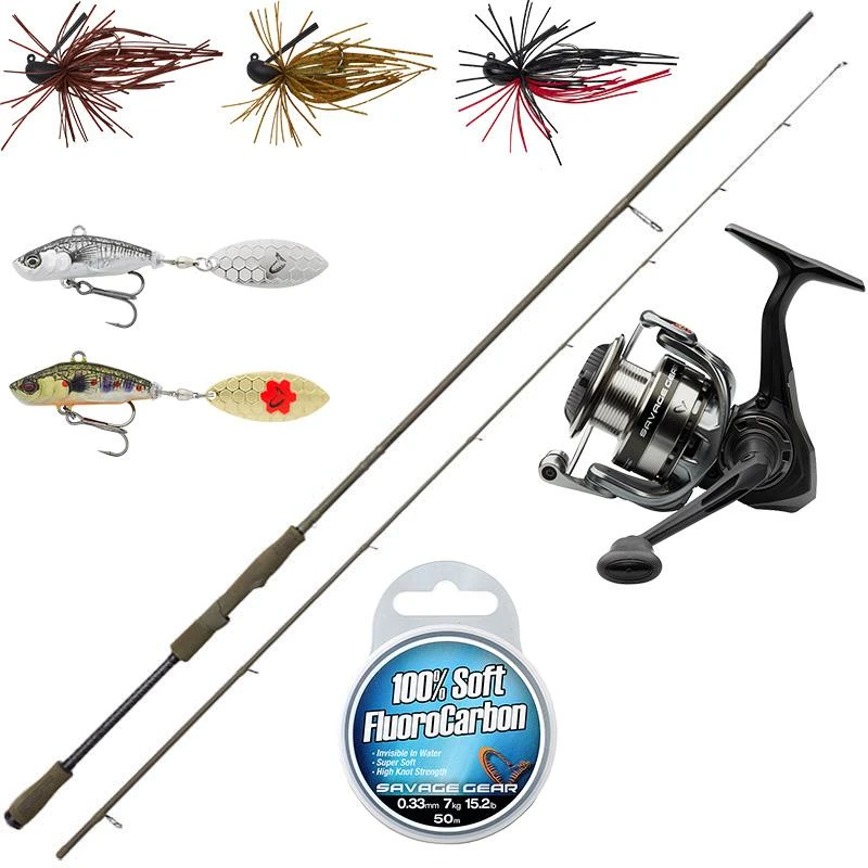 ENSEMBLE SPINNING SAVAGE GEAR THE NIGHT PROWLER KIT 1 ENSEMBLE SPINNING SAVAGE GEAR THE NIGHT PROWLER KIT