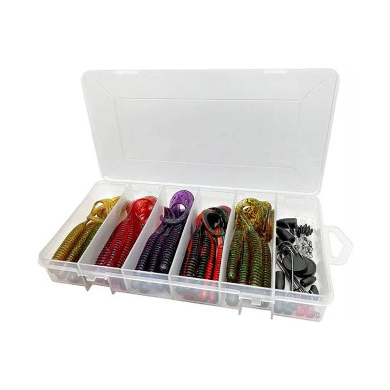 KIT LEURRE SOUPLE ARMÉ SAVAGE GEAR RIB WORM KIT 2 KIT LEURRE SOUPLE ARMÉ SAVAGE GEAR RIB WORM KIT – Image 2