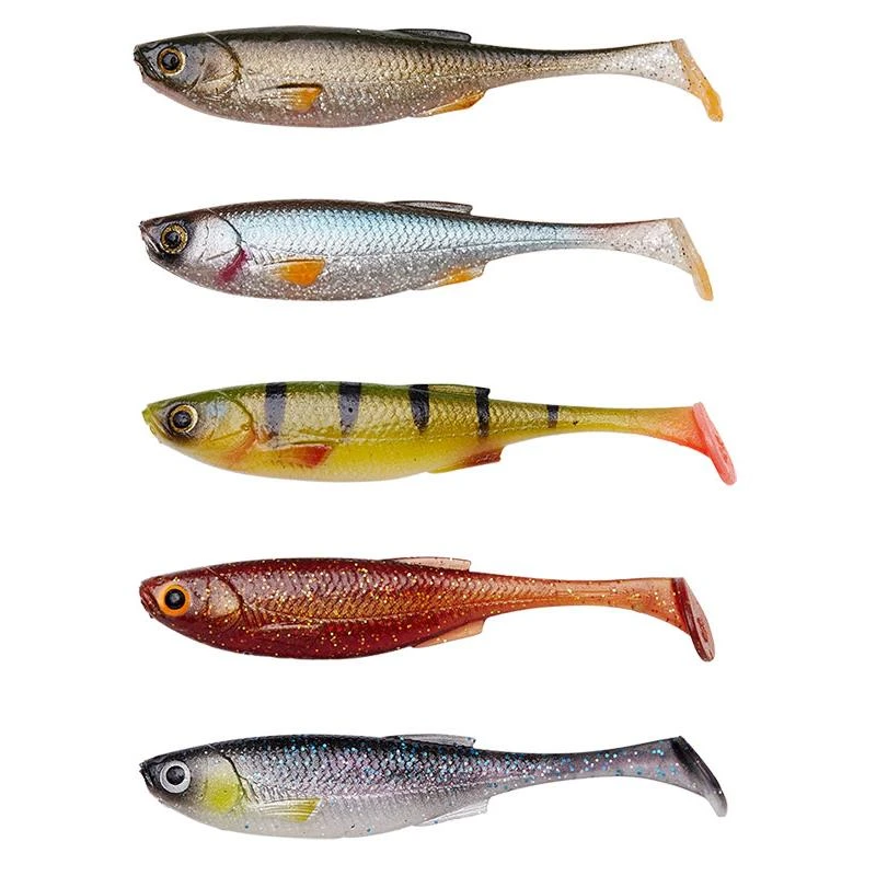 KIT LEURRE SOUPLES SAVAGE GEAR CRAFT SHAD MIX - 9CM - PAR 5 1 KIT LEURRE SOUPLES SAVAGE GEAR CRAFT SHAD MIX - 9CM - PAR 5