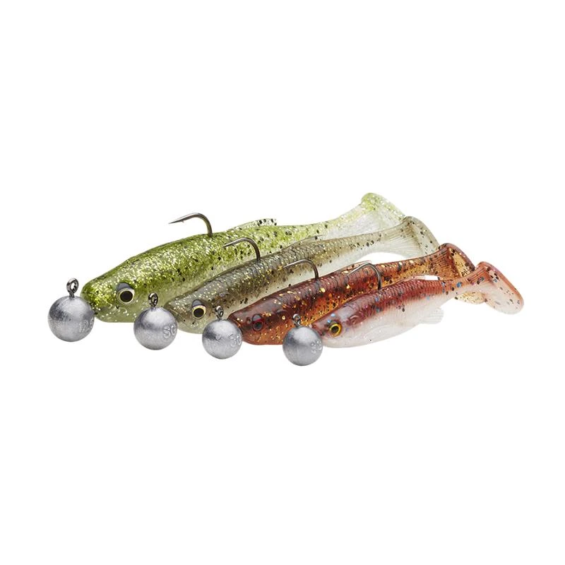KIT LEURRES SOUPLES ARMÉS SAVAGE GEAR FAT MINNOW T-TAIL RTF 3 KIT LEURRES SOUPLES ARMÉS SAVAGE GEAR FAT MINNOW T-TAIL RTF – Image 3