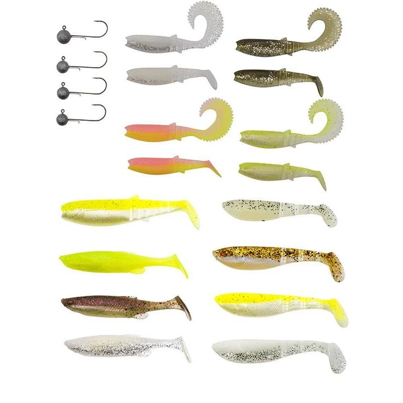 KIT LEURRES SOUPLES SAVAGE GEAR PERCH PRO KIT 1 KIT LEURRES SOUPLES SAVAGE GEAR PERCH PRO KIT