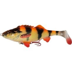 LEURRE SOUPLE ARME SAVAGE GEAR 4D PERCH SHAD - 12.5CM