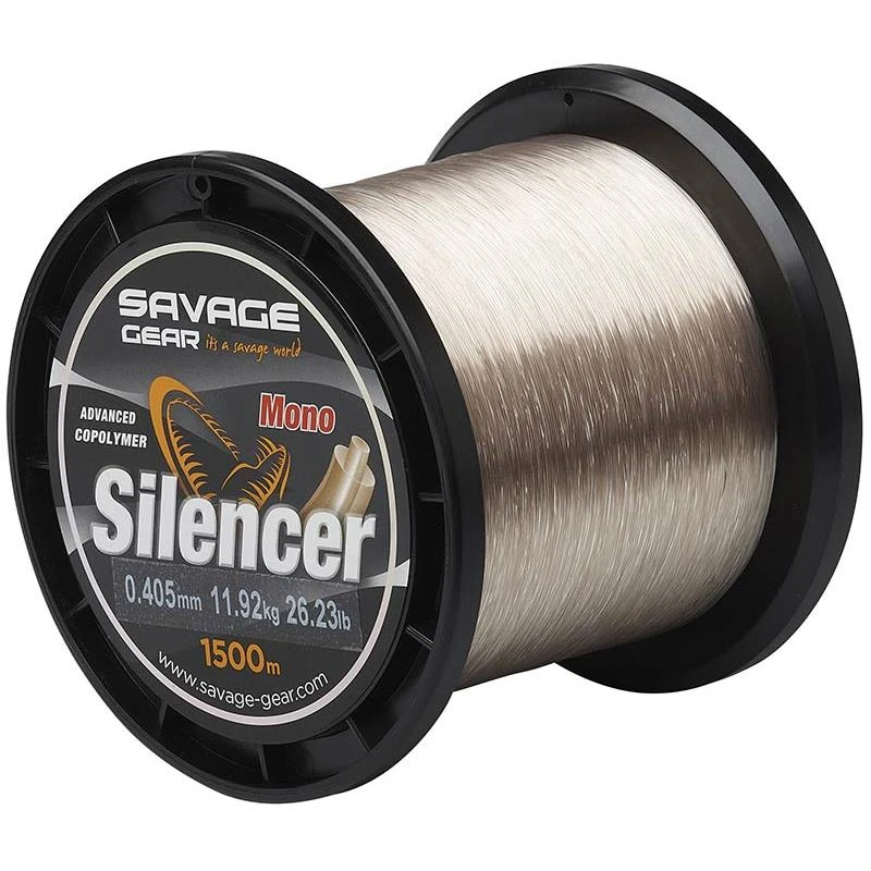 NYLON SAVAGE GEAR SILENCER MONO - 1500M 1 NYLON SAVAGE GEAR SILENCER MONO - 1500M